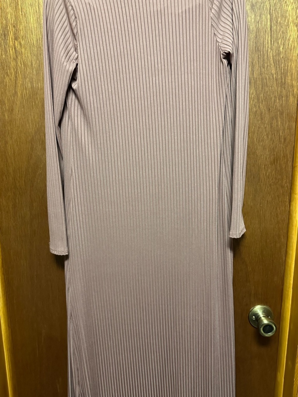 Pink Blush MOCHA Ribbed Sleeveless Dress Cardigan Maternity Set - Picture 6 of 6